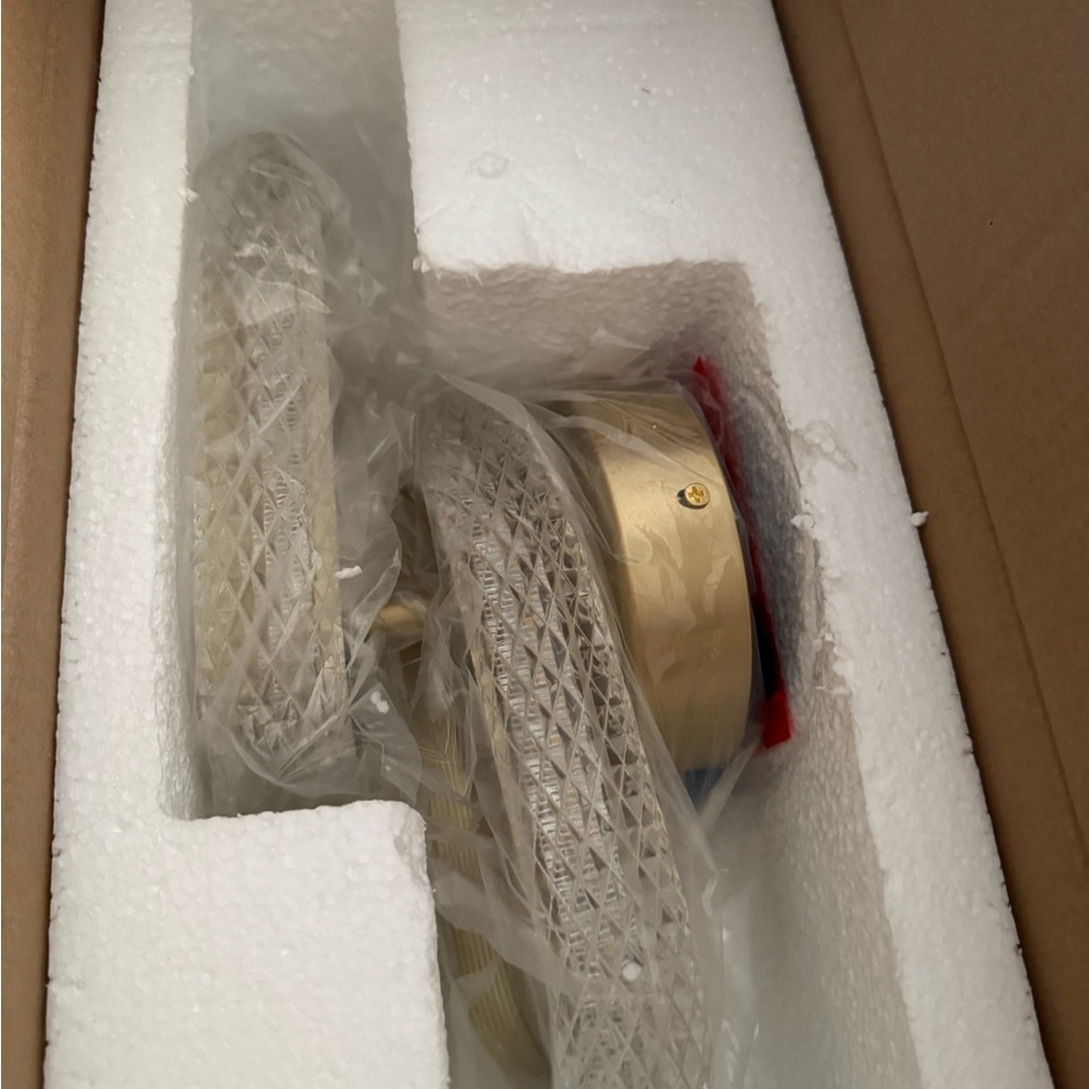 Gold Light Fixture set of 2